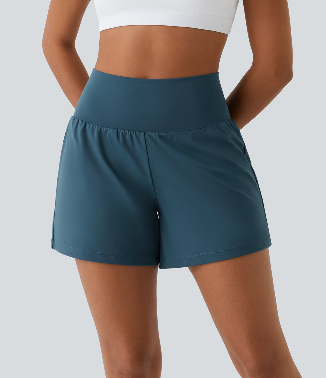 Hilara | 2-in-1 Yogashort mit Hoher Taille