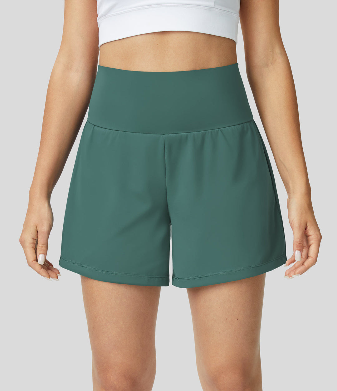 Hilara | 2-in-1 Yogashort mit Hoher Taille