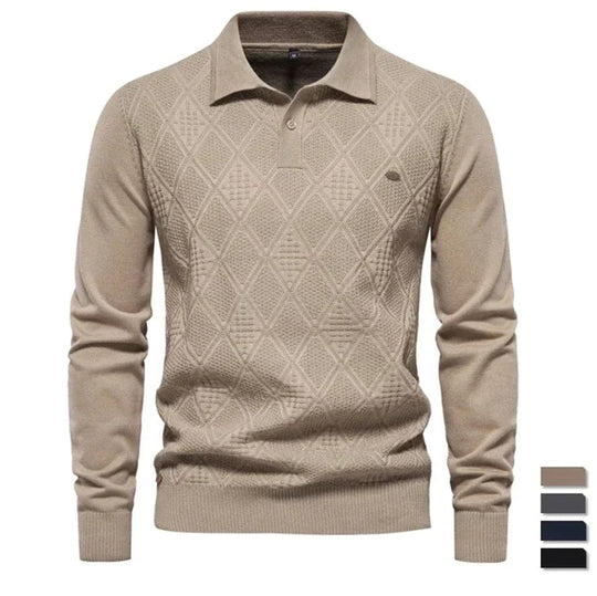 Romain | Eleganter Herren-Pullover mit Polokragen