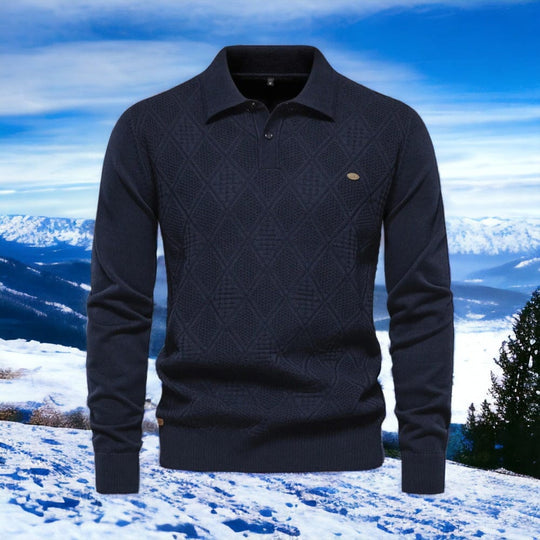 Romain | Eleganter Herren-Pullover mit Polokragen