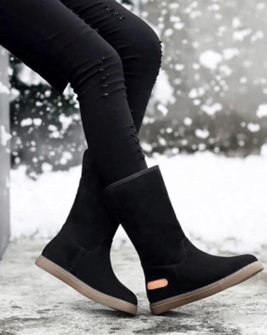 Auriane | Warme Winterstiefel mit Flachem Absatz