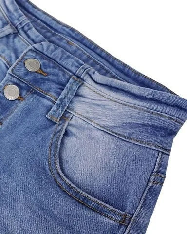 Vintage-jeans mit hoher taille