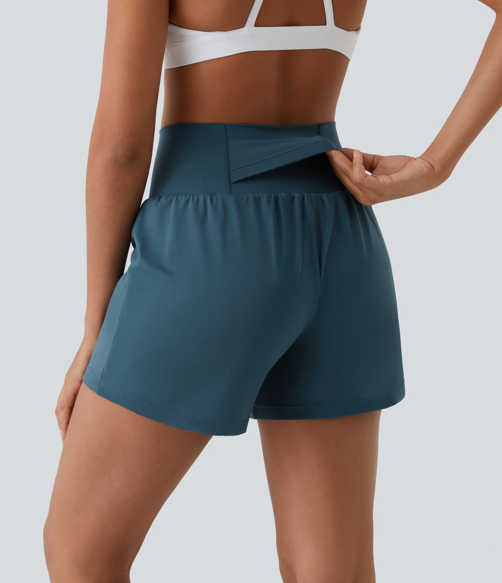 Hilara | 2-in-1 Yogashort mit Hoher Taille