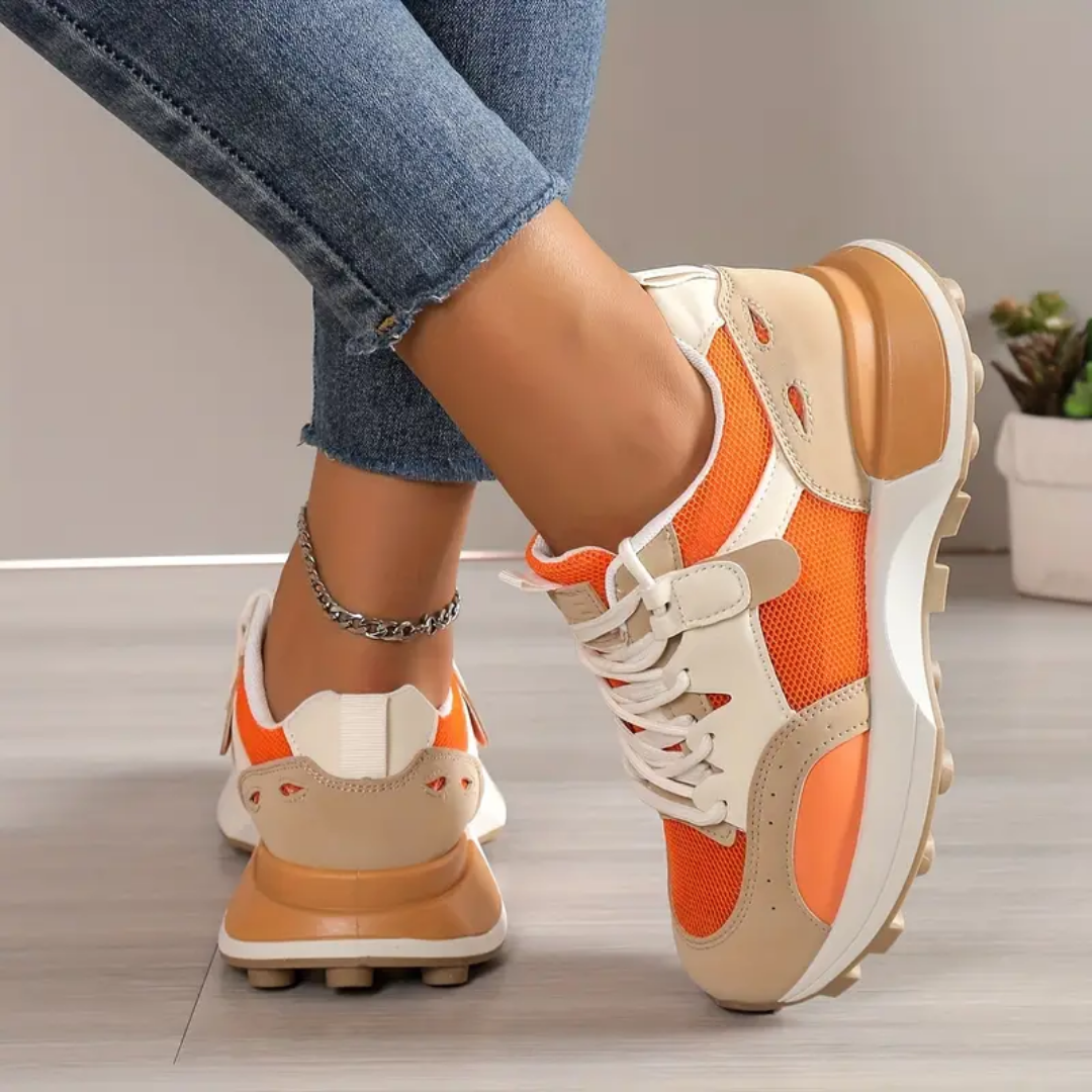 Laura | Lässige Farbblock-Sneaker für Damen