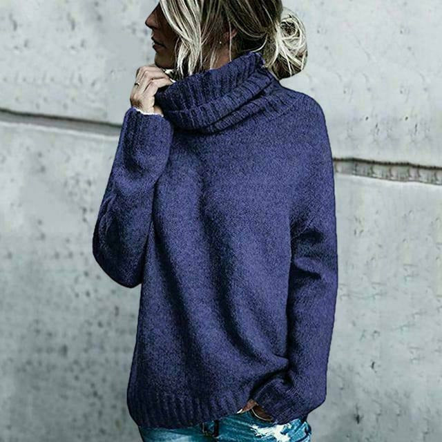 Maddoxy | Damen Rollkragen Pullover | Lange Ärmel