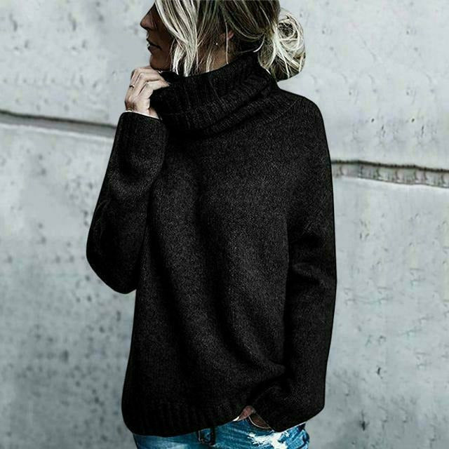 Maddoxy | Damen Rollkragen Pullover | Lange Ärmel