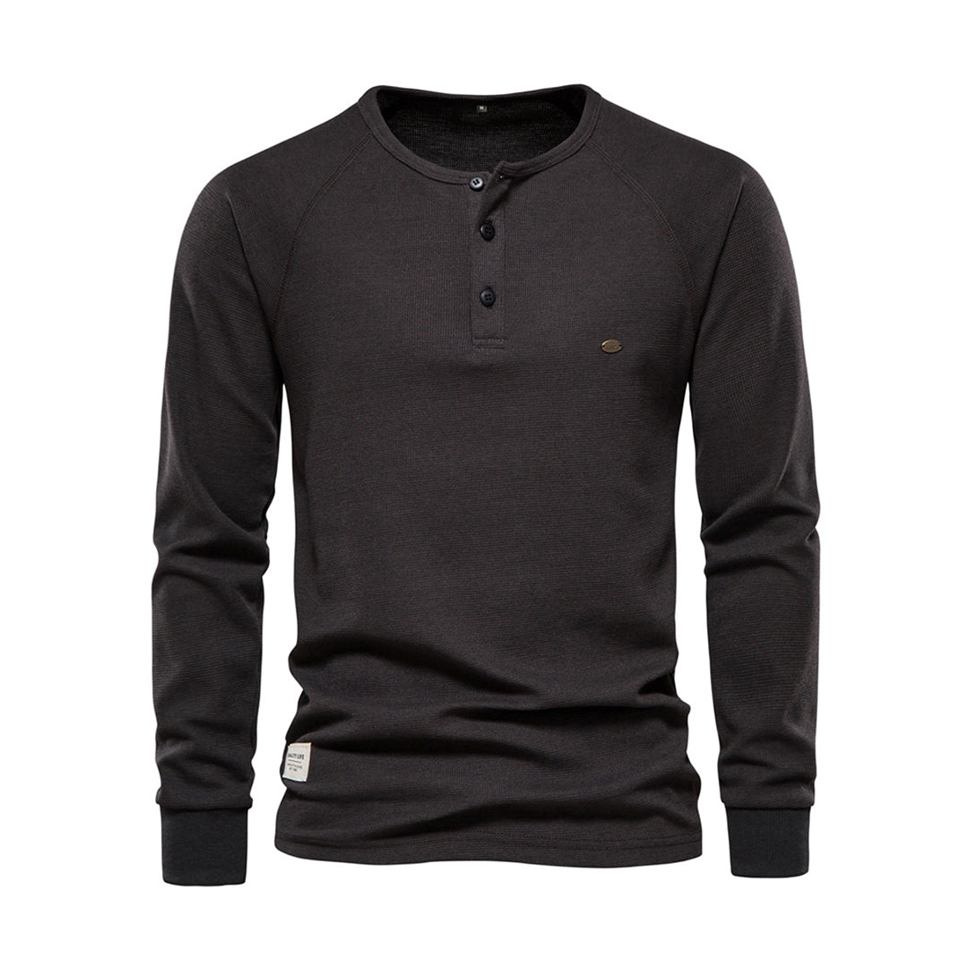 Johanin | Lässiges Herren-Henley-Shirt