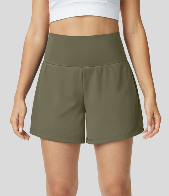 Hilara | 2-in-1 Yogashort mit Hoher Taille