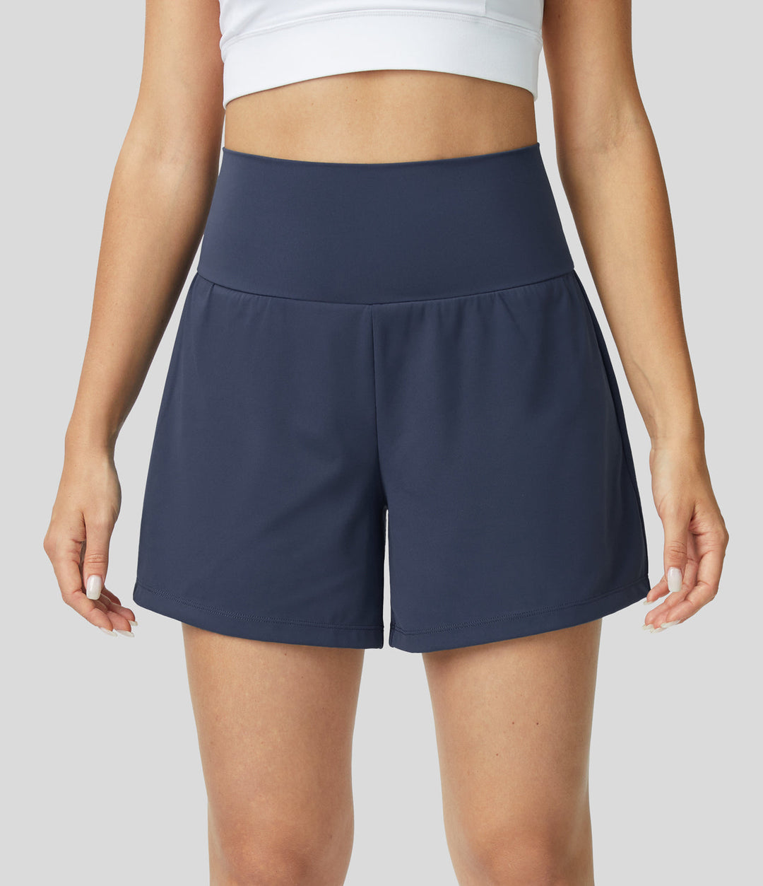 Hilara | 2-in-1 Yogashort mit Hoher Taille