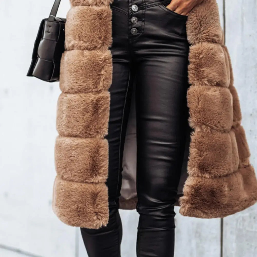 Aisling | Damen Winterweste Faux-Fur