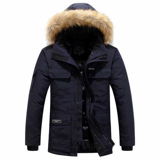 Bennett | Herren Winterparka mit Fellkragen