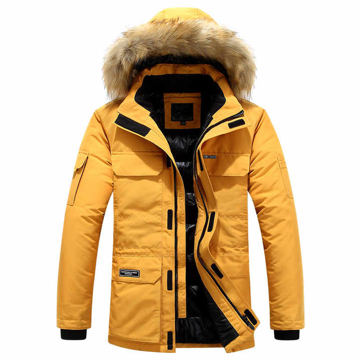 Bennett | Herren Winterparka mit Fellkragen