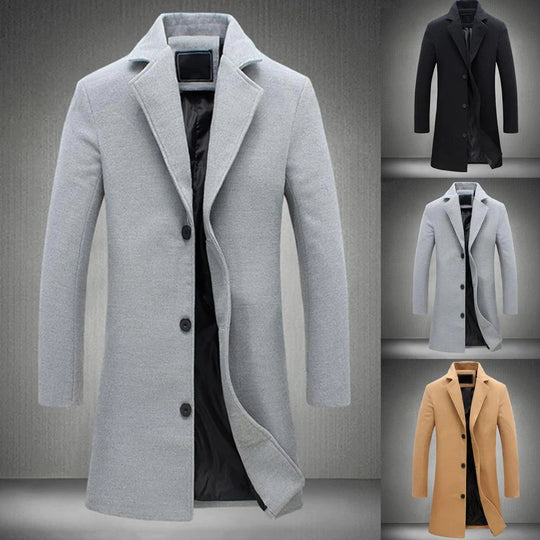 Florianeau | Elegante Lange Winterjacke für Herren