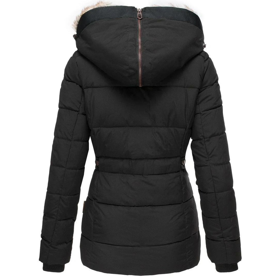 Aiyana | Warme Damen-Winterjacke mit Kapuze