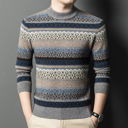 Kilian | Klassischer Strickpullover mit elegantem Muster