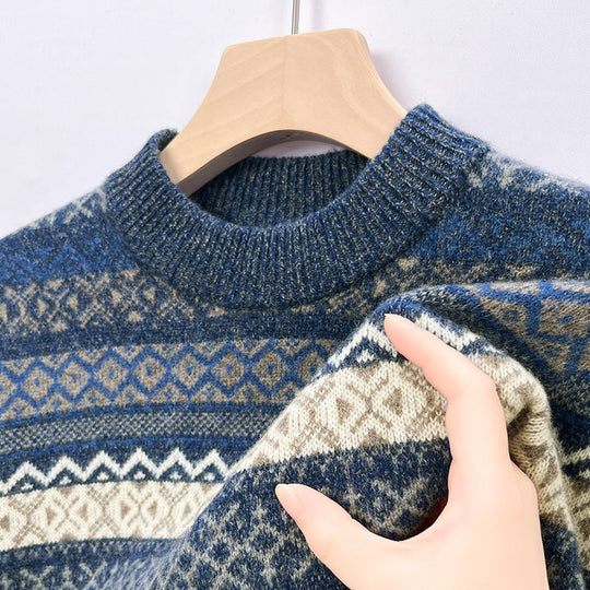 Kilian | Klassischer Strickpullover mit elegantem Muster