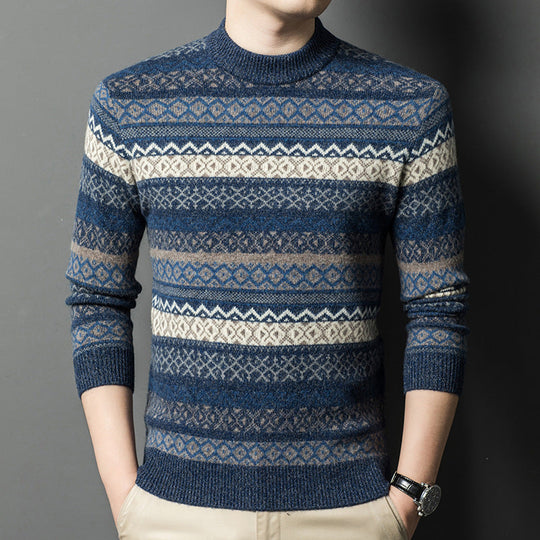 Kilian | Klassischer Strickpullover mit elegantem Muster