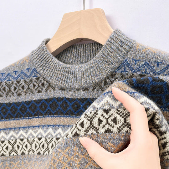 Kilian | Klassischer Strickpullover mit elegantem Muster