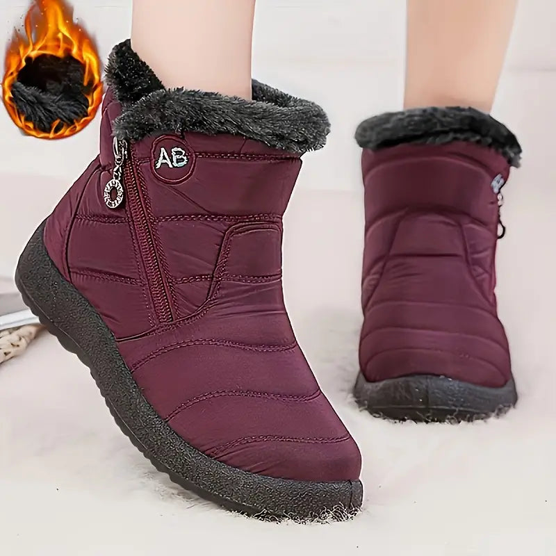 Quinlith | Wasserdichte Schneestiefel mit Fleece