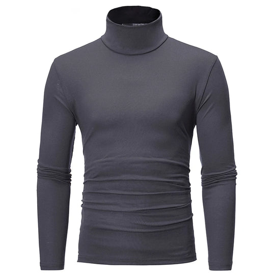 Trenton Herren Thermoshirt – Slim Fit Langarm mit Stehkragen