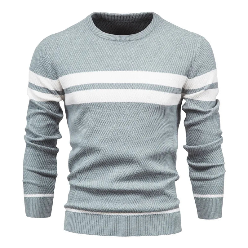 Waylon | Herren Pullover – Patchwork, Slim Fit