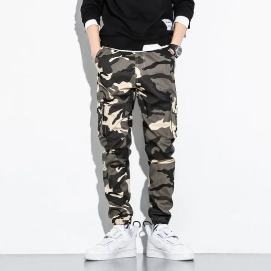 FrancescoPaolo | Herren Camo-Cargohosen