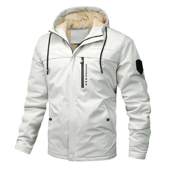 Jarrett | Herren Winterjacke Mit Kapuze und Fleece