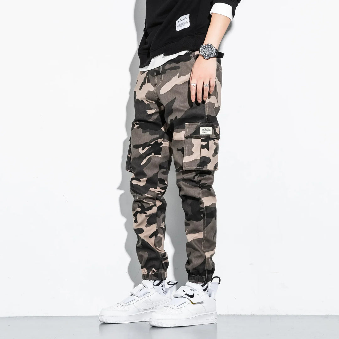 Bartolomeo | Herren Camo-Cargo-Hosen M-8XL