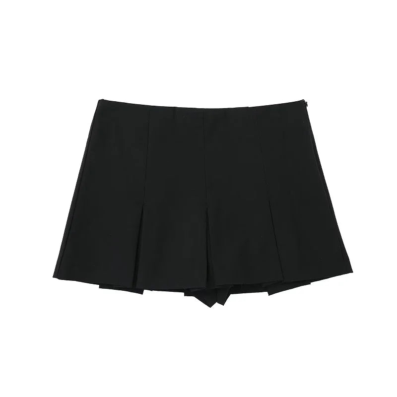 Zinnia - Damen High Waist Falten-Shorts