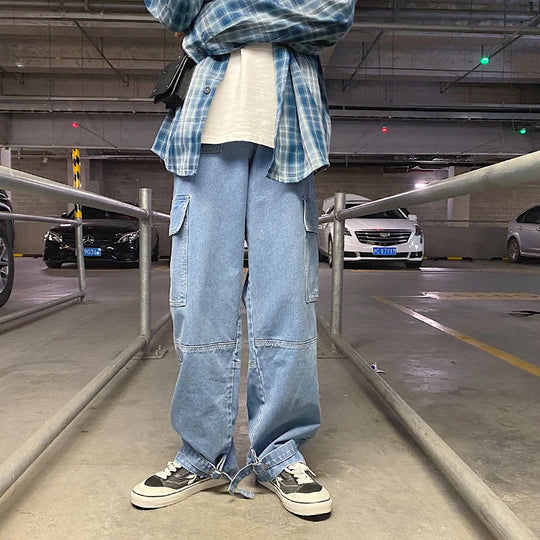 Agostino | Weite Cargo-Jeans für Herren – Baggy Streetwear 2024