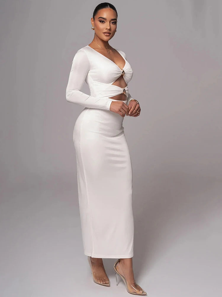 Livia | Elegantes Maxi-Kleid mit Sexy Bodycon-Schnitt