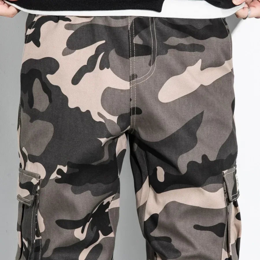 Bartolomeo | Herren Camo-Cargo-Hosen M-8XL