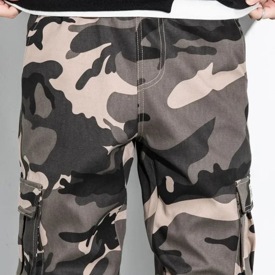 FrancescoPaolo | Herren Camo-Cargohosen