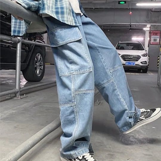 Agostino | Weite Cargo-Jeans für Herren – Baggy Streetwear 2024