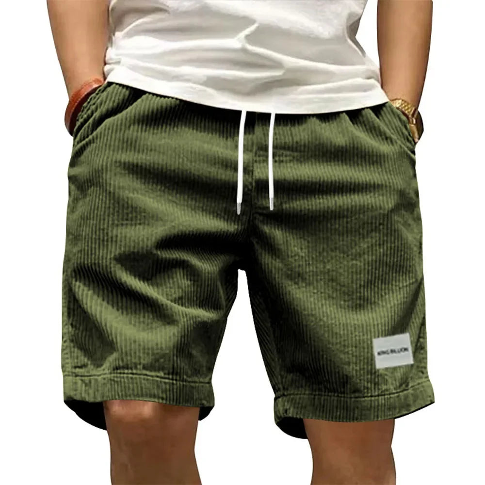 Damien Herren Cargoshorts – Retro Cord, Atmungsaktiv & Bequem