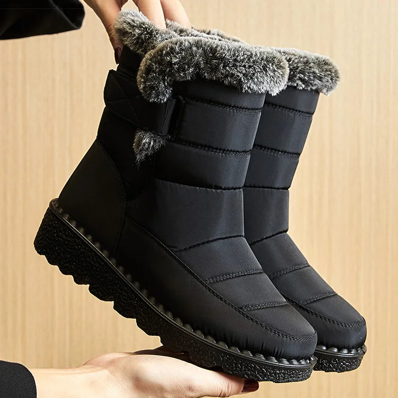 Jocelienne | Damen Winterstiefel mit Fell