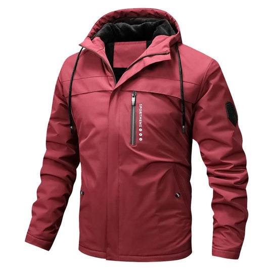 Jarrett | Herren Winterjacke Mit Kapuze und Fleece