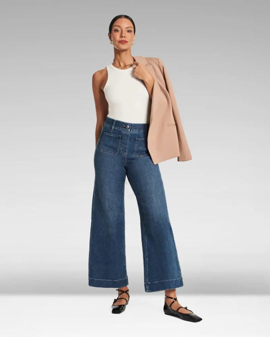 Trina | Damenjeans mit weitem Bein