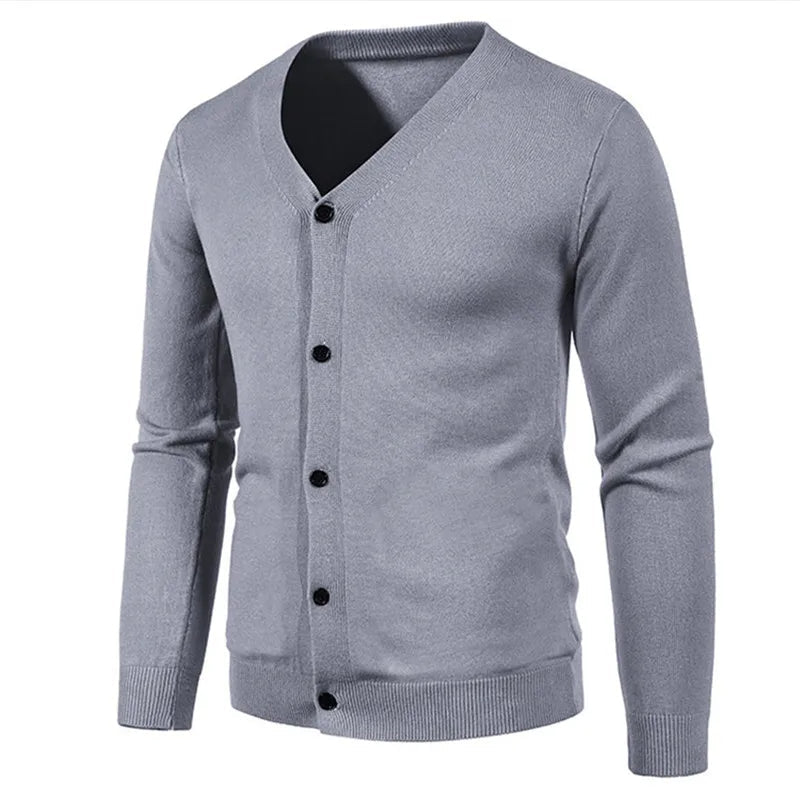 Gerhard | Klassische Herren-Strickjacke mit Knopfleiste