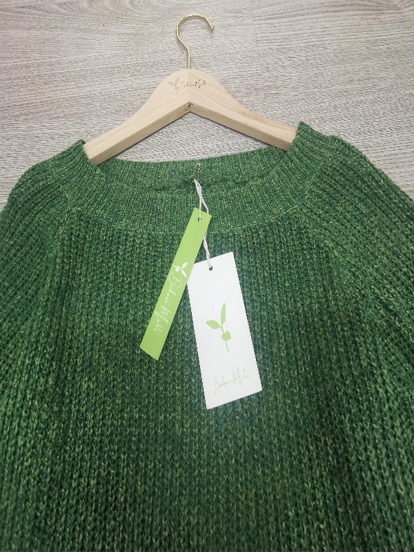 Paxtoni | Basic Damen Pullover | Grün