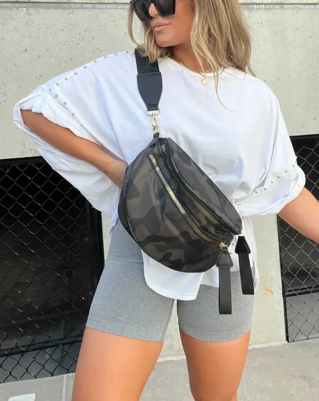 Kelly | Oversized T-shirt mit nieten