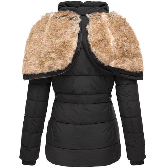 Aiyana | Warme Damen-Winterjacke mit Kapuze