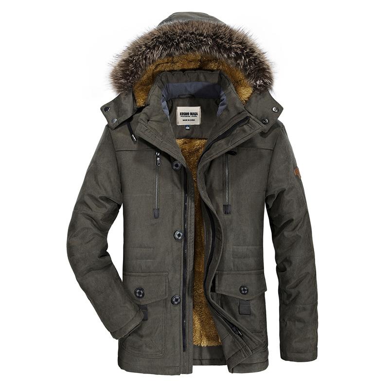 Jacémin | Warmer Herren-Winterparka mit Kapuze