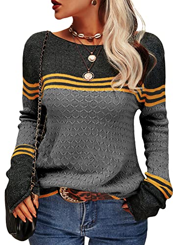 Griffin | Damen Gestreifter Pullover